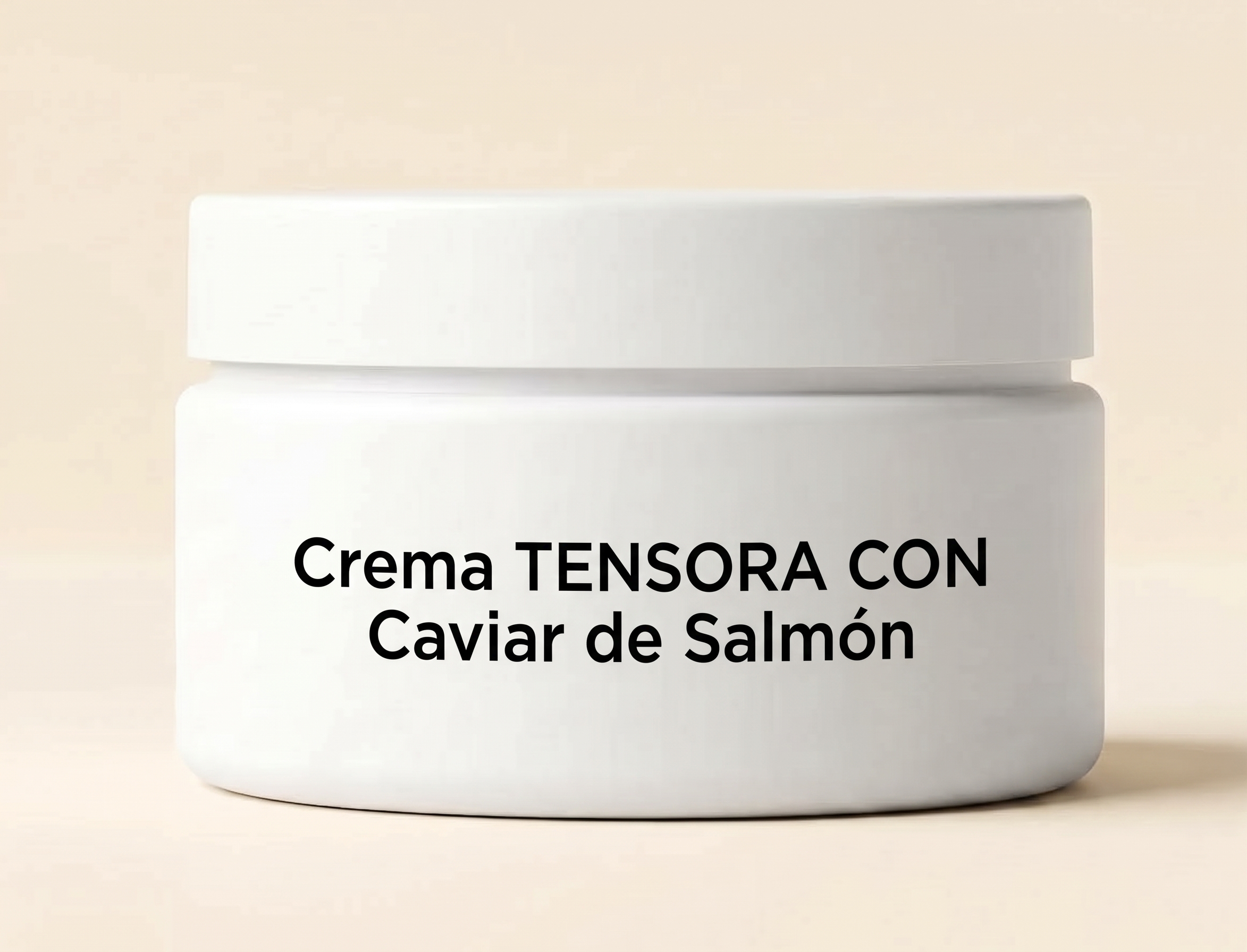 Crema TENSORA CON Caviar de Salmón
